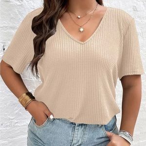 Cream colored shirt size (2x)